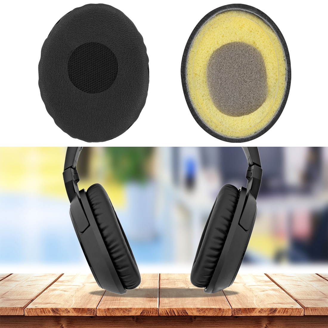 Sennheiser HD228, HD218, HD219, HD229, HD220 Headphones Replacement Ear Pad / Ear Cushion / Ear Cups / Ear Cover / Earpads Repair Parts