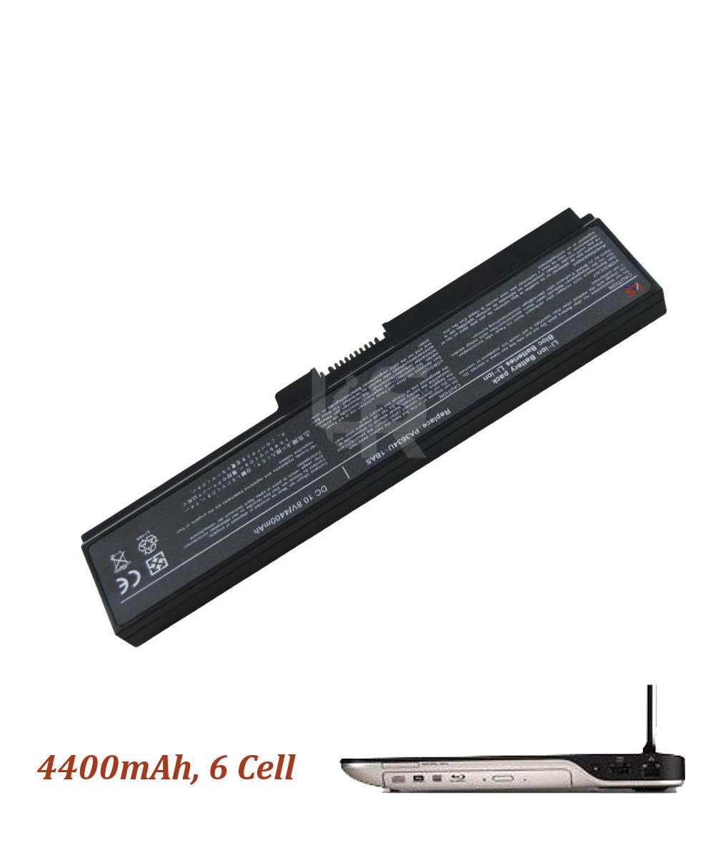 Laptop Battery Toshiba Satellite P755-M1U9 P755-S5120 P755-S5174 P755-S5180 P755-S5182 P755-S5184 P755-S5194 (Loreso Replacement Part) - 4400mAh, 6 Cell