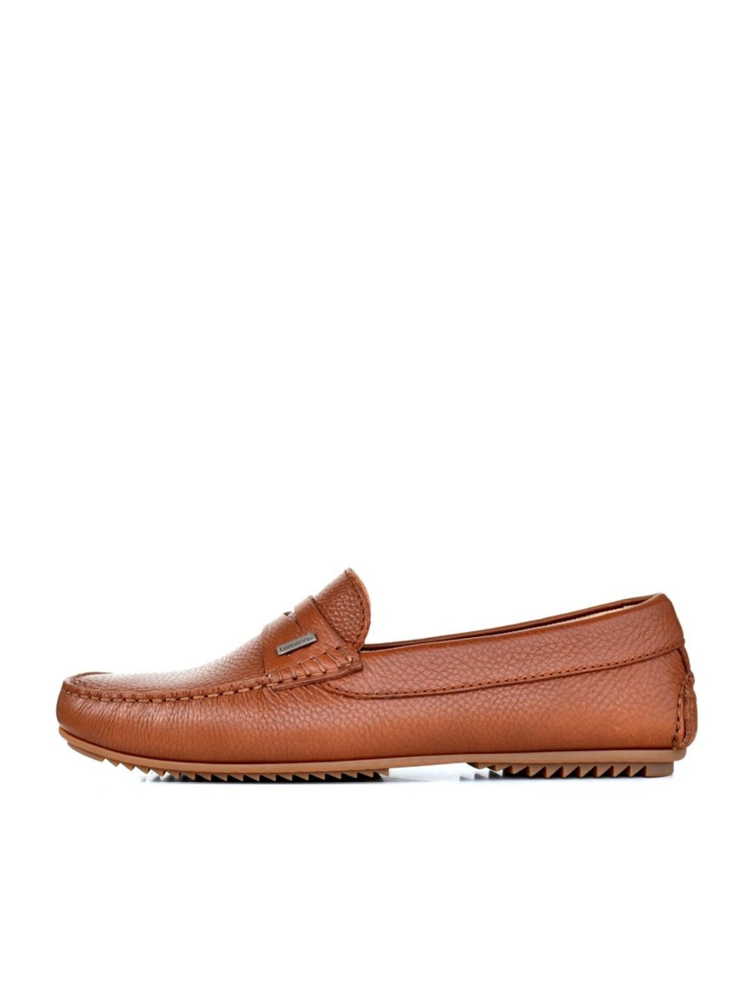 Language Shoes Men's Moscio Driver Tan Loafers