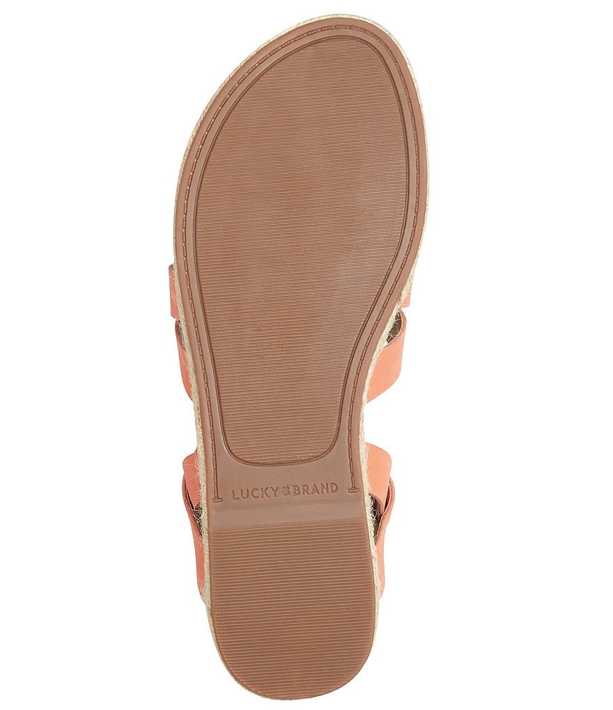 Lucky Brand Glaina Nubuck Espadrille Sandals