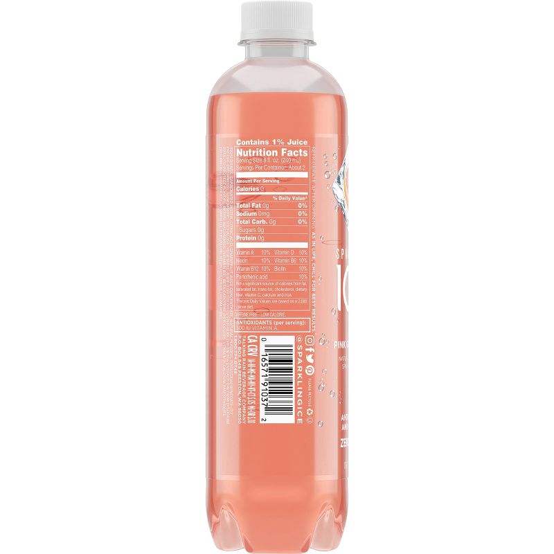 Sparkling Ice Pink Grapefruit - 17 fl oz Bottle