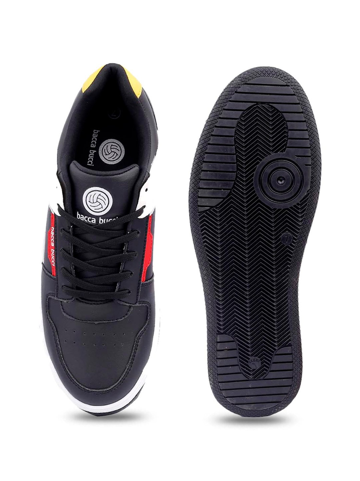 Bacca Bucci Men's RANGER DUNKS Black Casual Sneakers