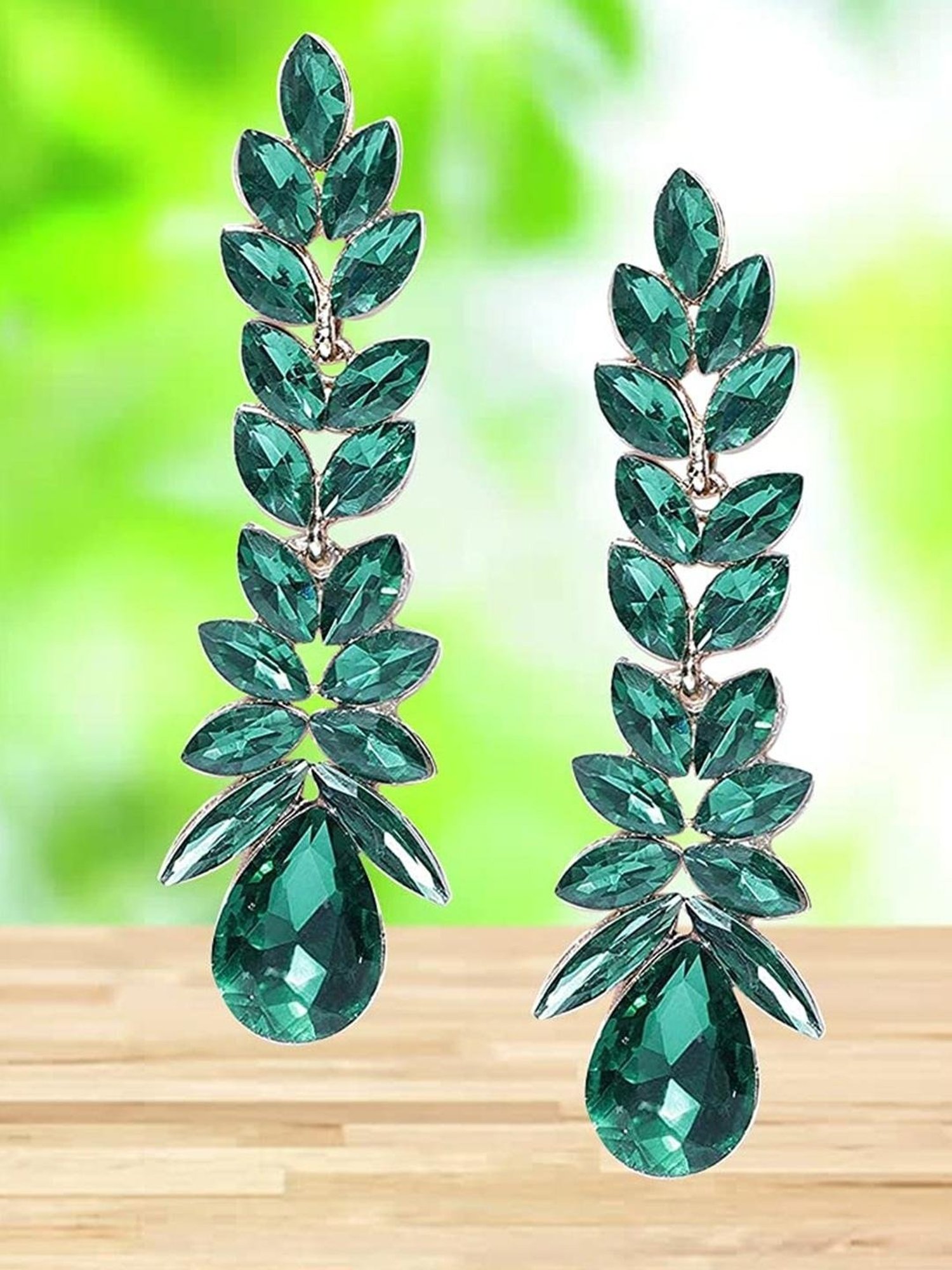 YouBella Valentine Collection Earings Crystal Dangler Earrings