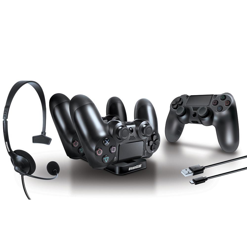 dreamGEAR Player's Kit for Sony PS4 - Black