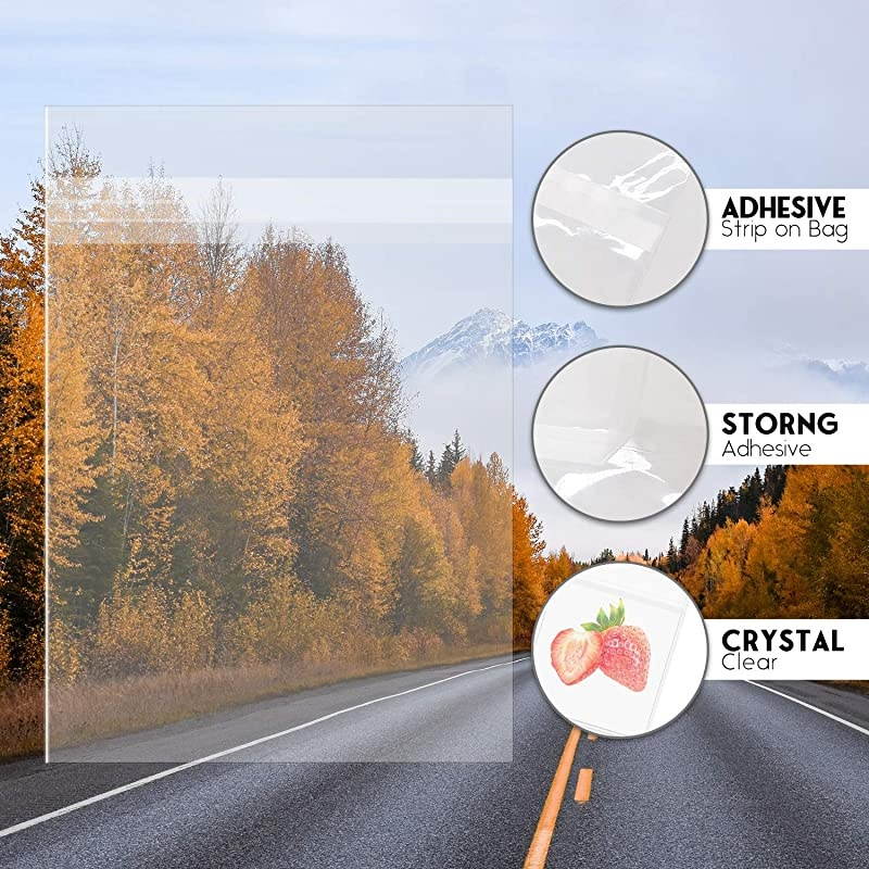 100 16 38x20 18 Crystal Clear Bag for mat Mattes