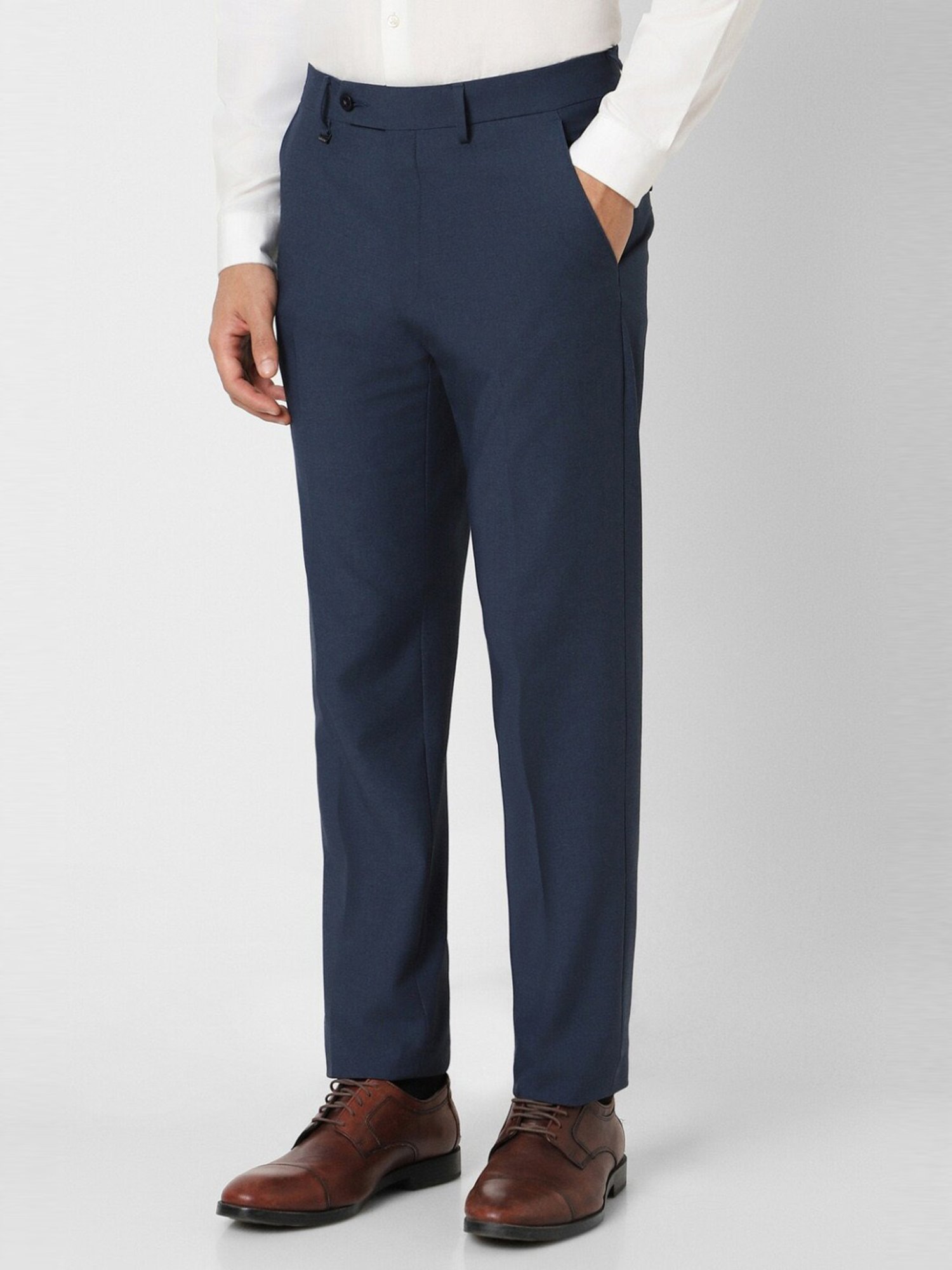 Van Heusen Blue Slim Fit Trousers