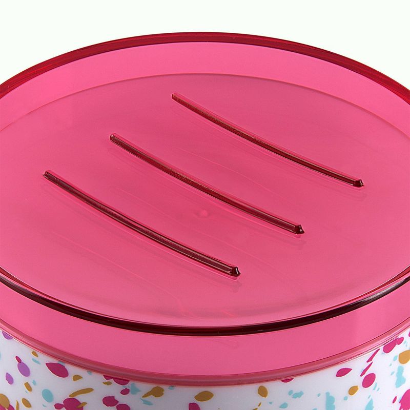 6pc Confetti Bath Set Pink - Allure Home Creations