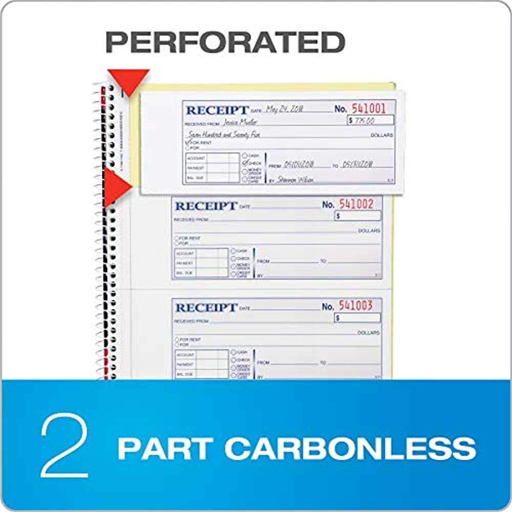 Adams Wire Bound Money/Rent Receipt Books