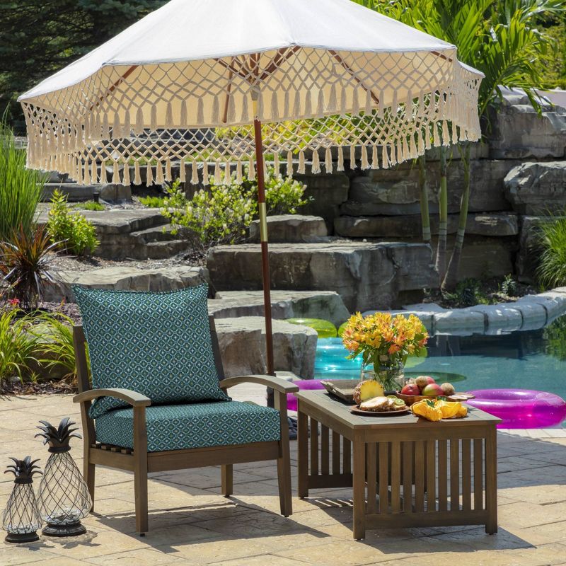 Arden Selections Outdoor Deep Seat Set Alana Tile