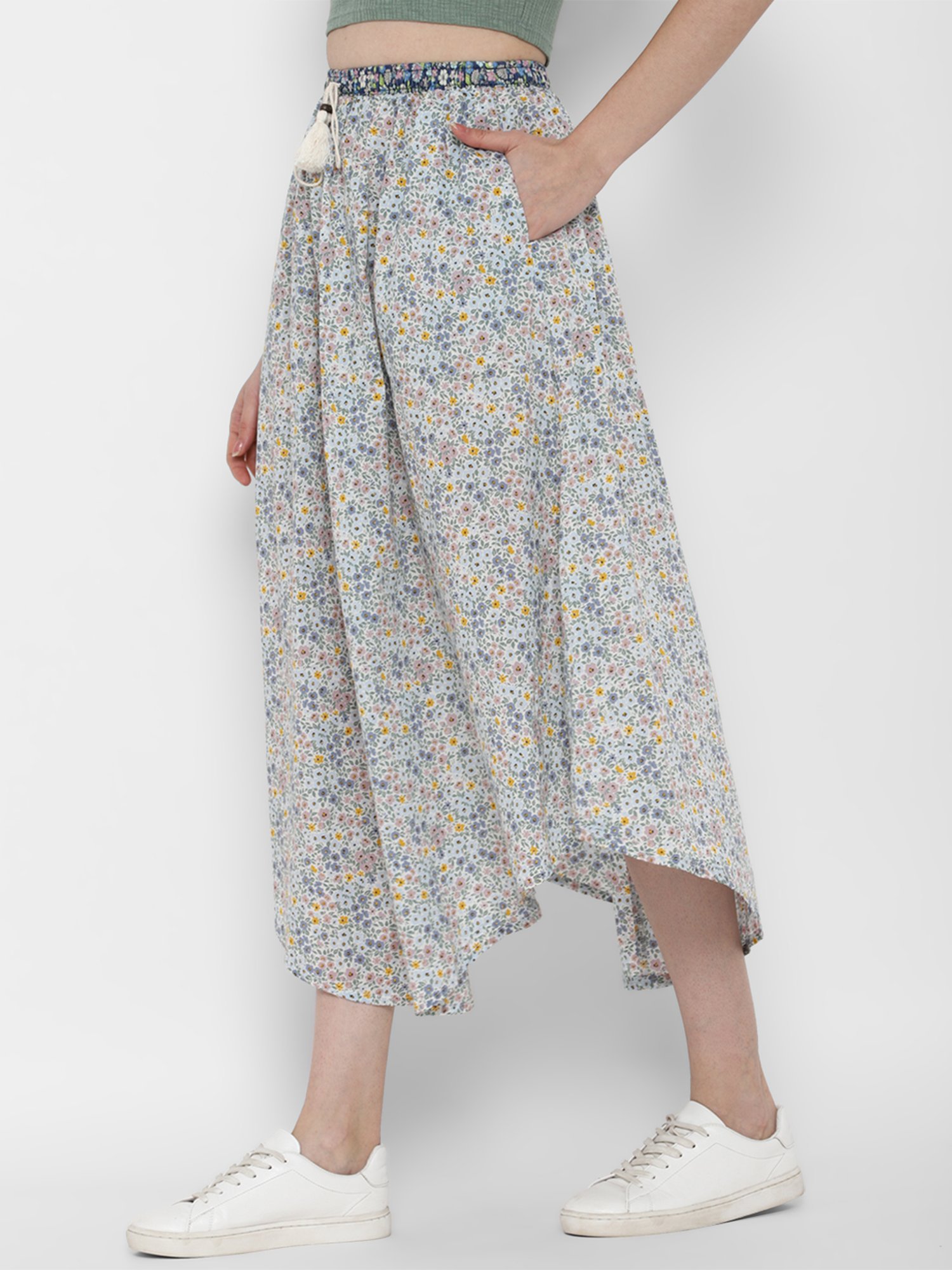 American Eagle Outfitters Multicolor Floral Print Skirt