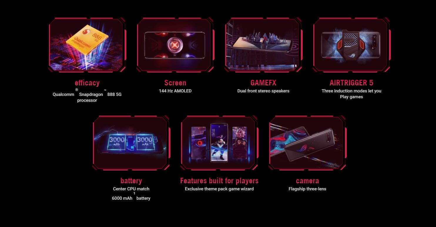 ASUS ROG Phone 5,ROG5 Phone,including cooler fan Snapdragon 888  unlocked 5G Game smartphone | GSM Only, No CDMA | international version