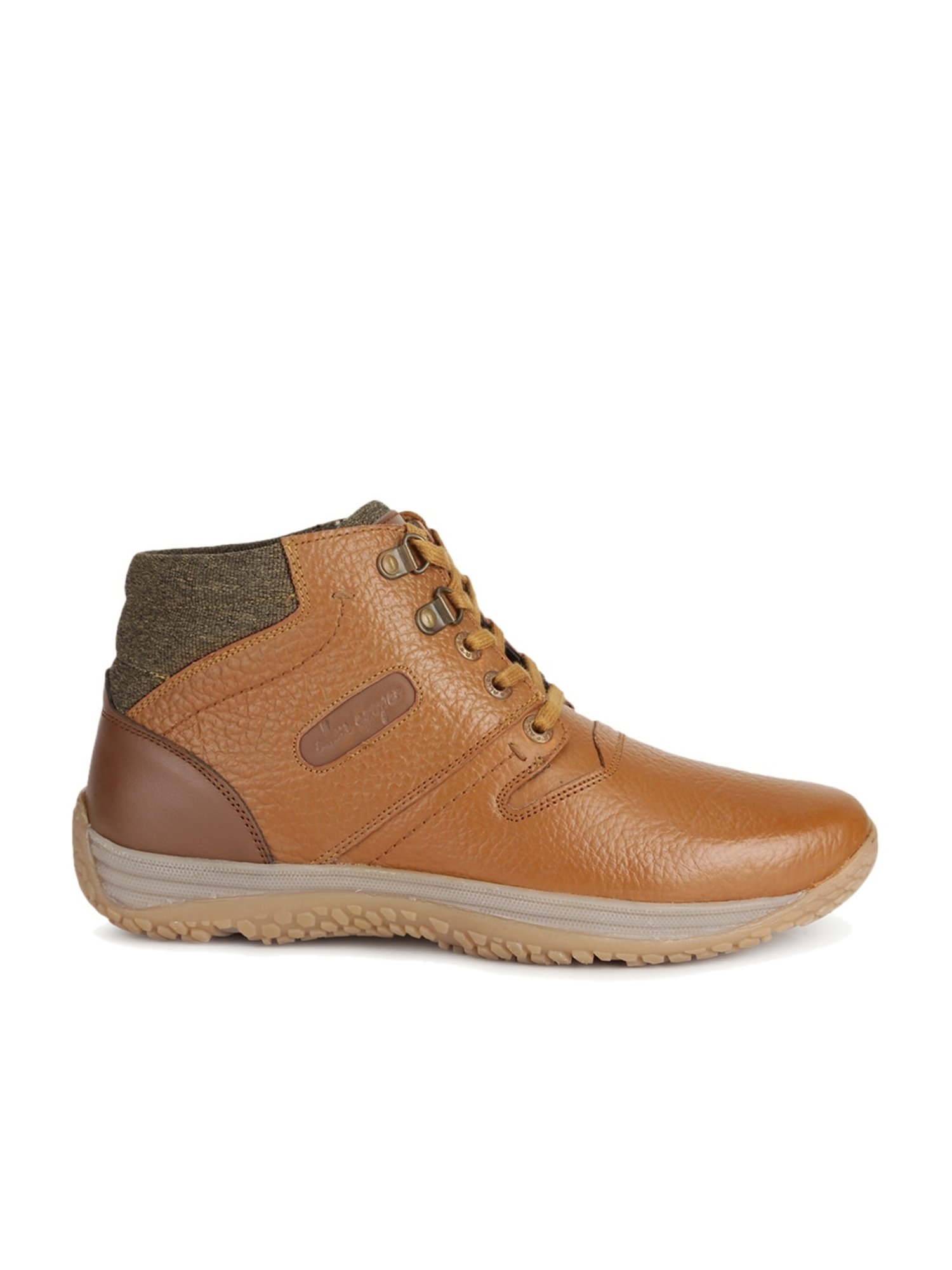 Allen cooper Men's Tan Derby Boots
