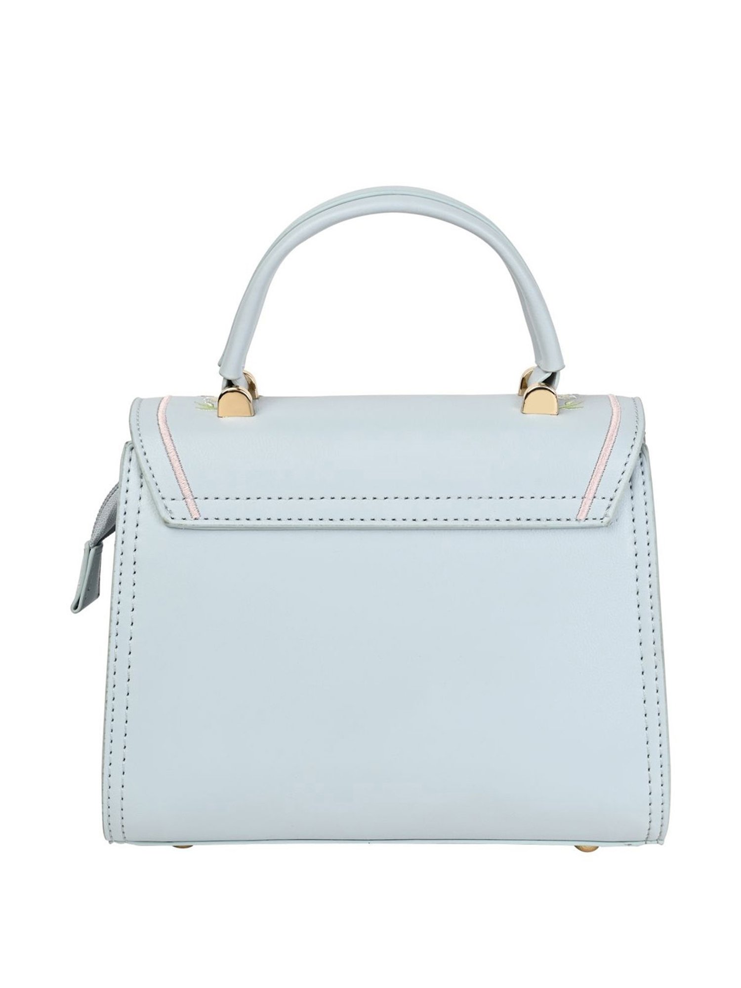 Favore Tan Solid Medium Satchels