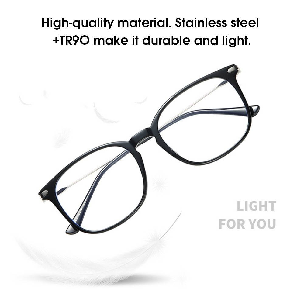 LG8815 Blue Light Blocking Glasses Frame Light Plastic&Metal Eyeglasses Frame for Man and Woman Anti Glare