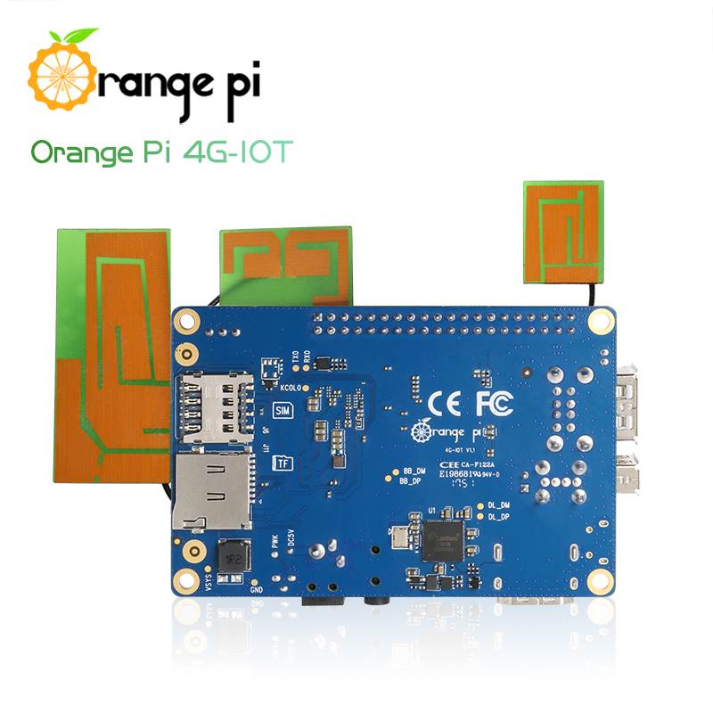Orange Pi 4G-IOT 1G Cortex-A53 8GB EMMC Support 4G SIM Card Bluetooth Android6.0 mini PC
