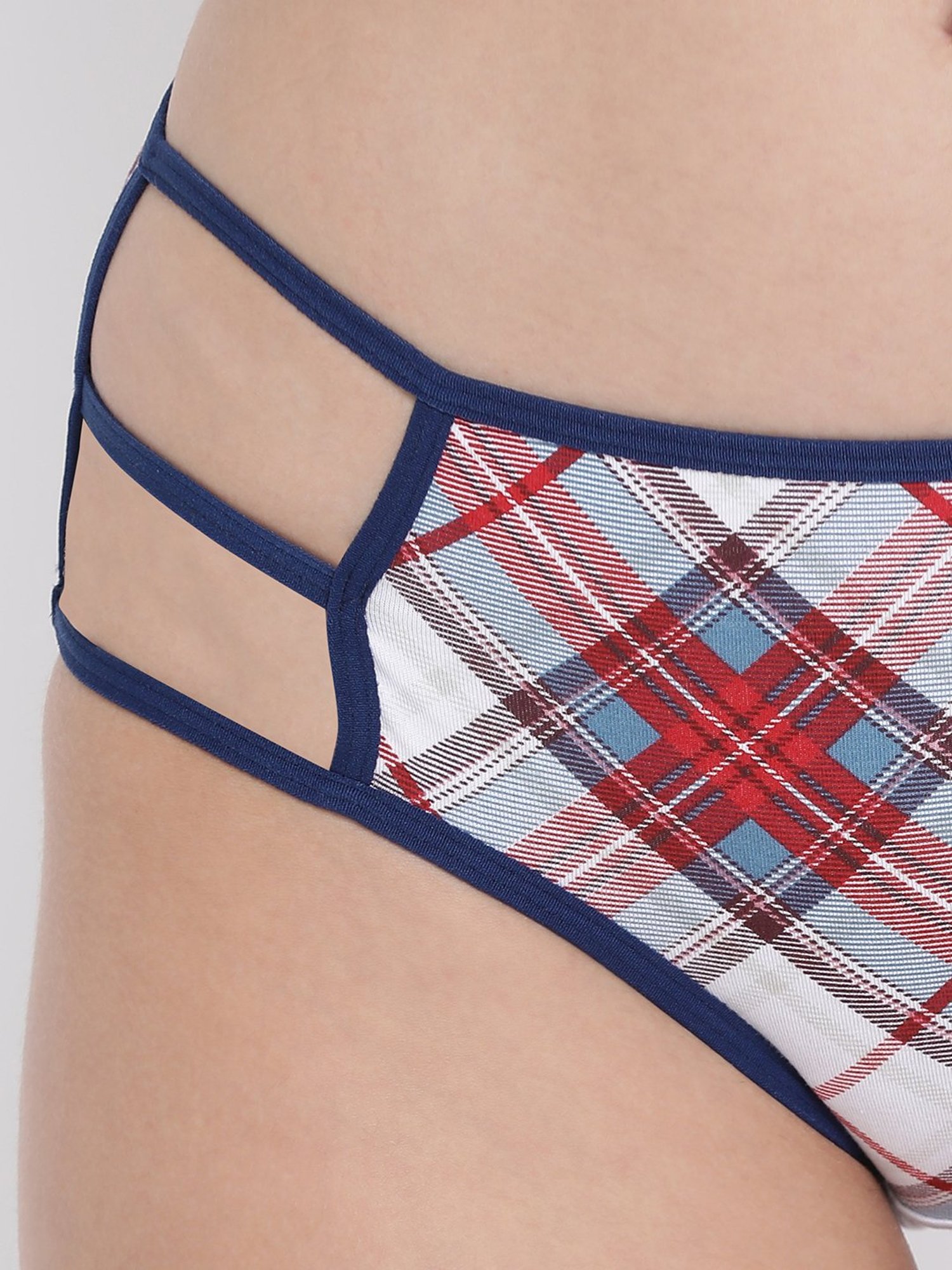 Clovia Red Printed Hipster Panty