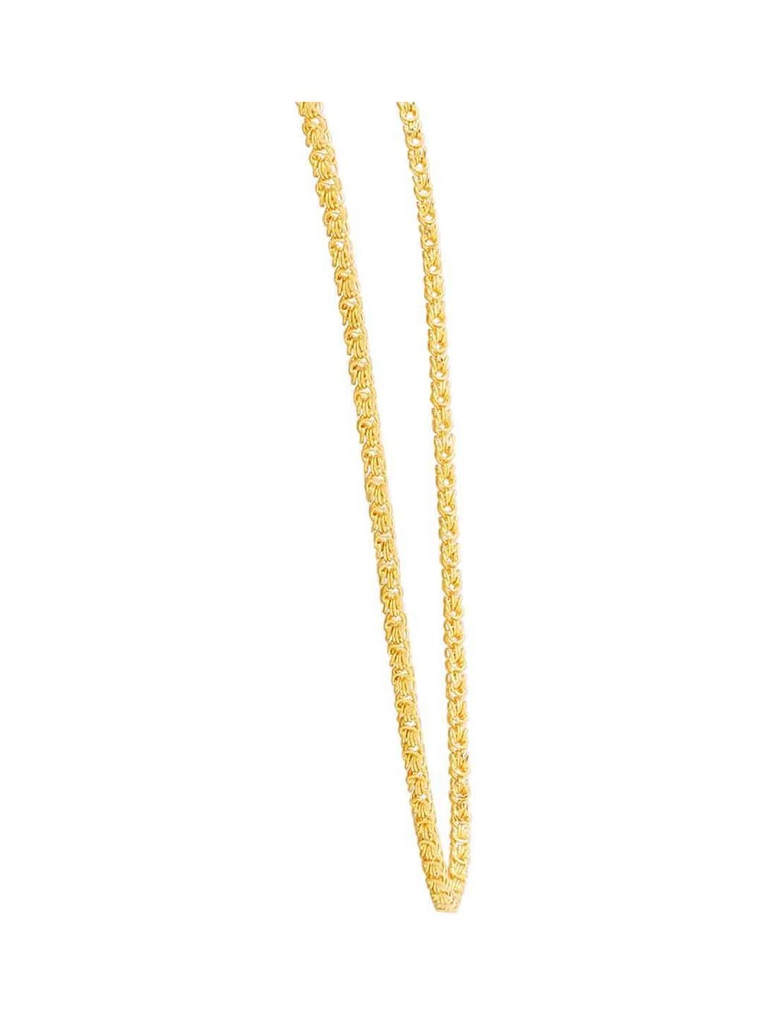 Waman Hari Pethe Jewellers BIS Hallmark 18k Yellow Gold Chain