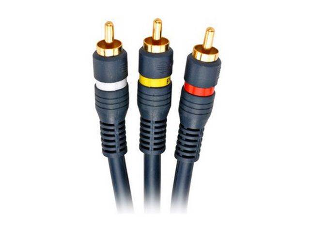STEREN Model 254-310BL 3 ft. Python Home Theater RCA Cable