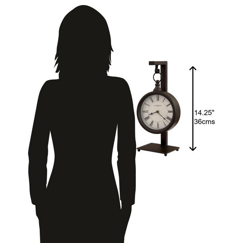 Square Industrial Table Clock - Stonebriar Collection