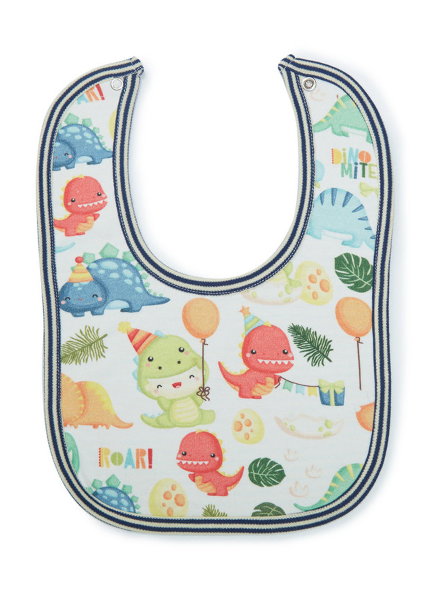 Pranava Kids Multicolor Printed Bib (Pack of 5)