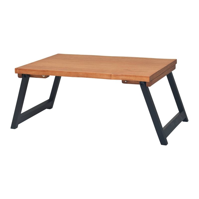 21" x 10" Wood Live Edge Bed Tray Natural - Hopper Studio