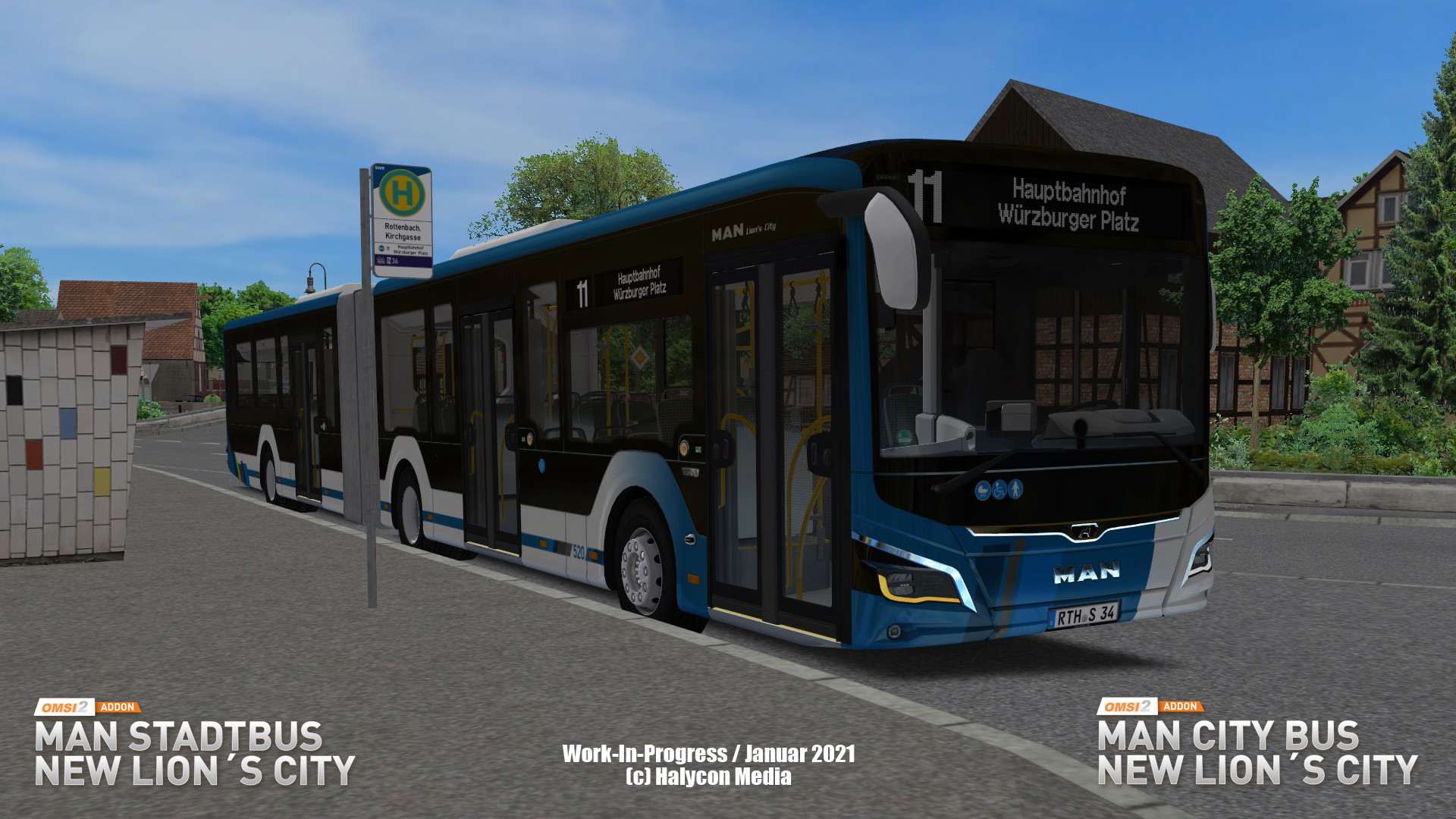 OMSI 2 Add-On E-Bus Hamburg  [Online Game Code]