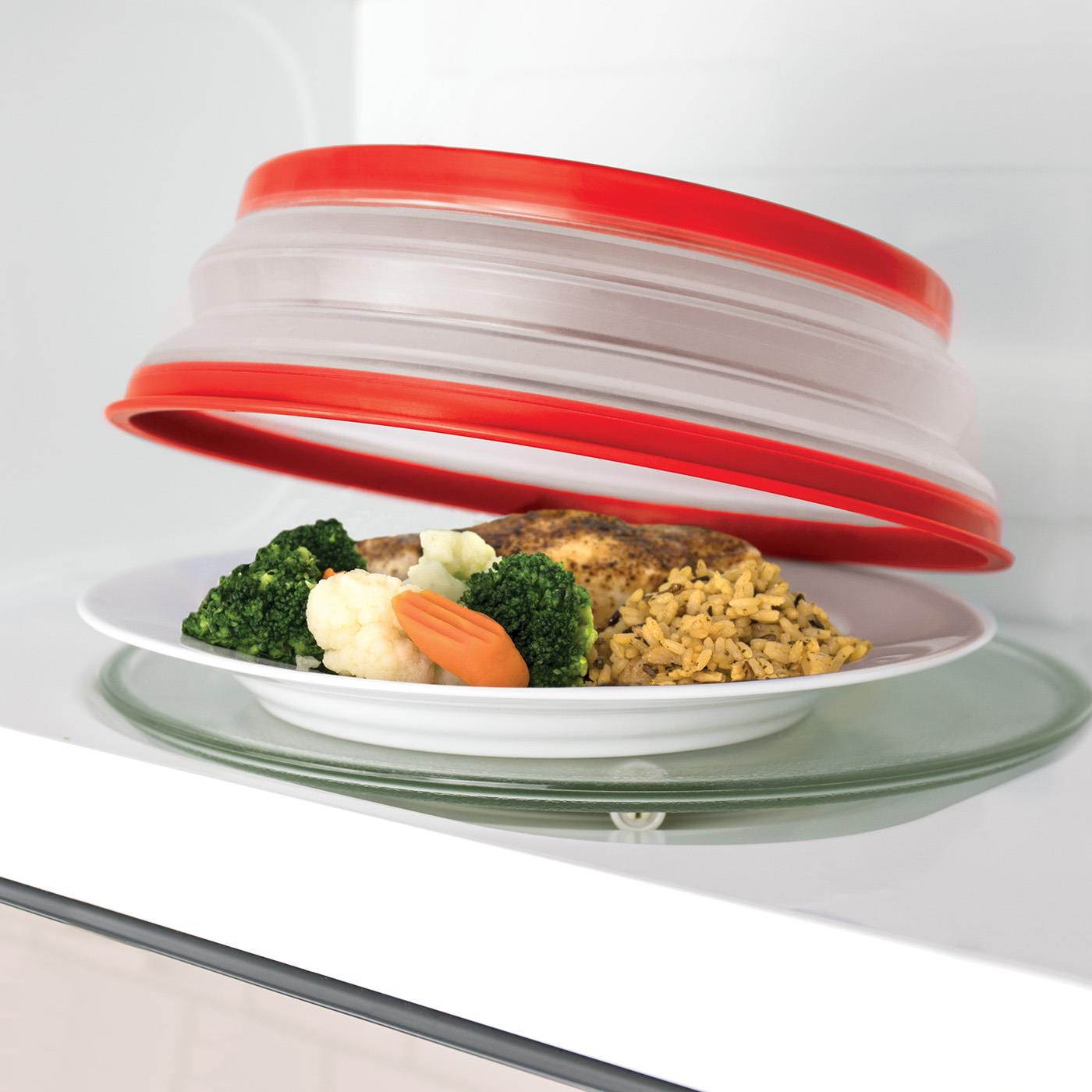 Tovolo Collapsible Microwave Cover 10.5 inches for Easy Living