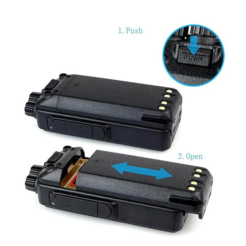 RT1 Two Way Radio Long Range Outdoor, 3000mAh Rechargeable Walkie Talkie 16 Channel VOX 2 Way Radio with Earpiece, for Hiking, Farm (1 Pack)