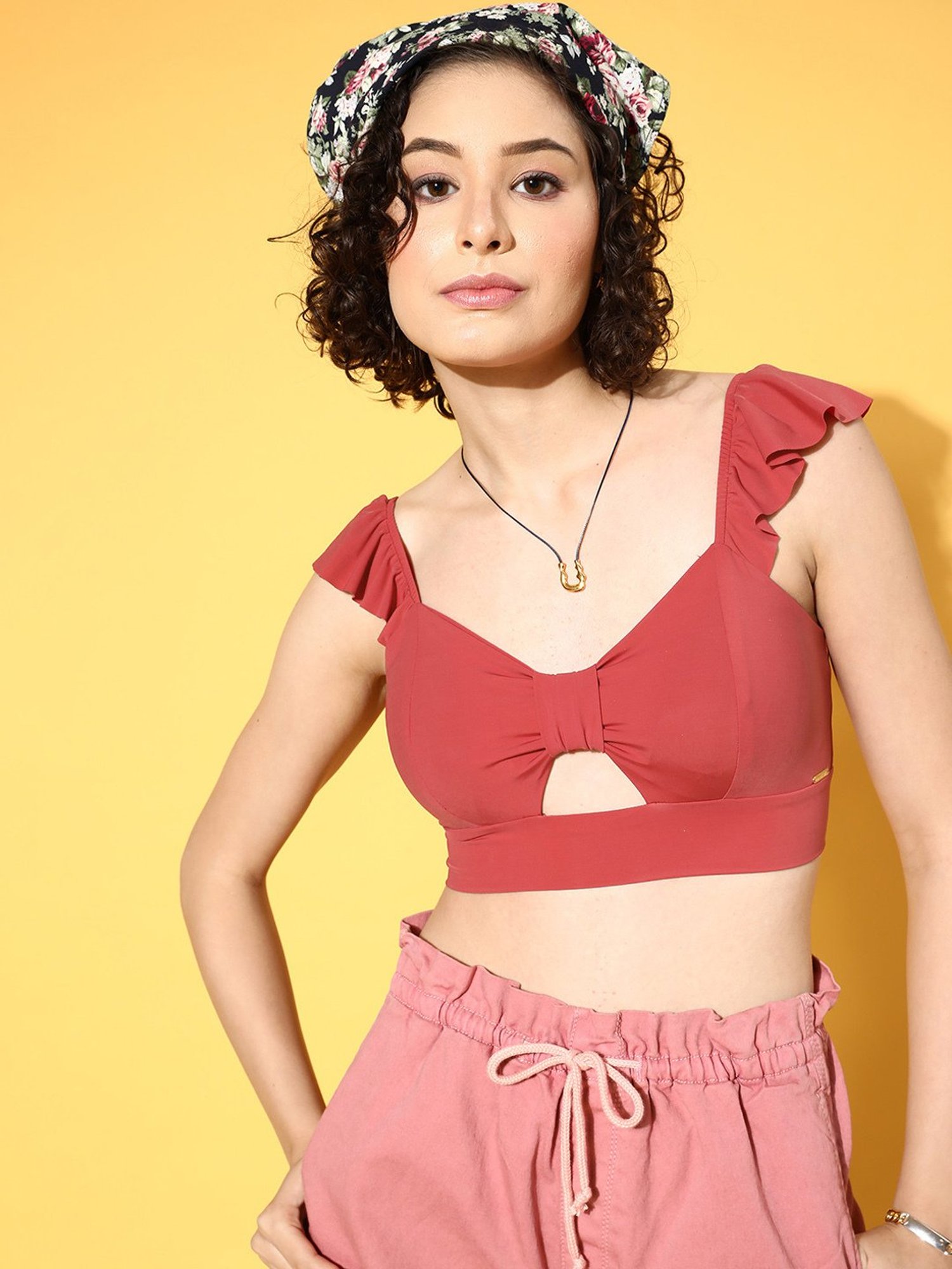 Da Intimo Red Full Coverage Bralette