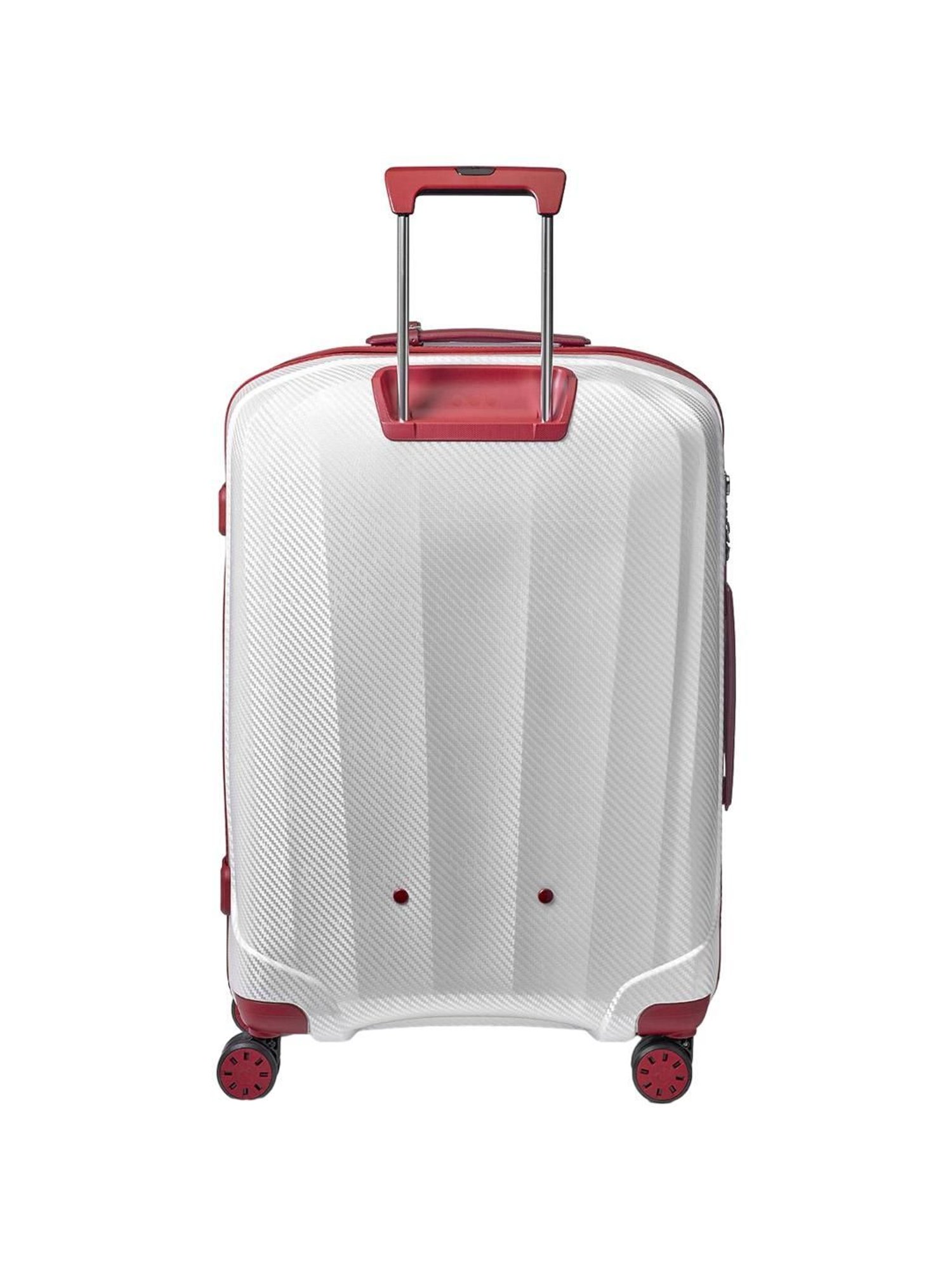 Roncato We Are Glam Rosso & Bianco Textured Hard Large Trolley Bag -30 cm