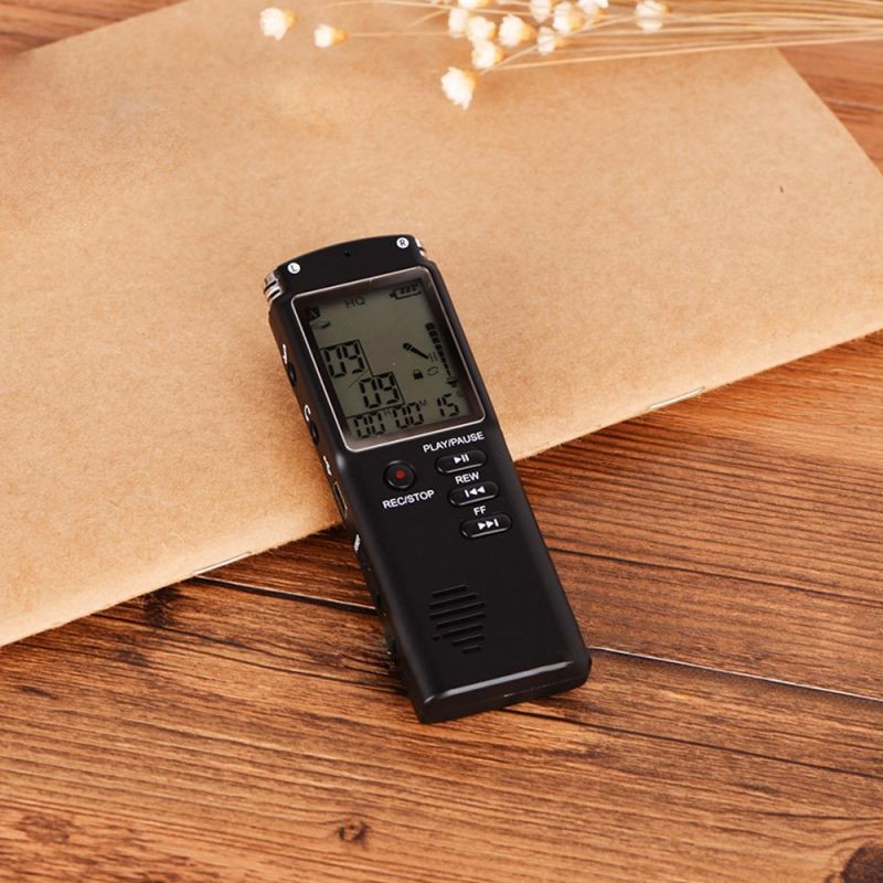 Voice Recorder, 16GB Digital Voice Recorder for Lecture, Audio Voice Recorder with MP3 Player, Voice-Activated Recorder, with Rechargeable Stereo HD Recording Voice (16GB)