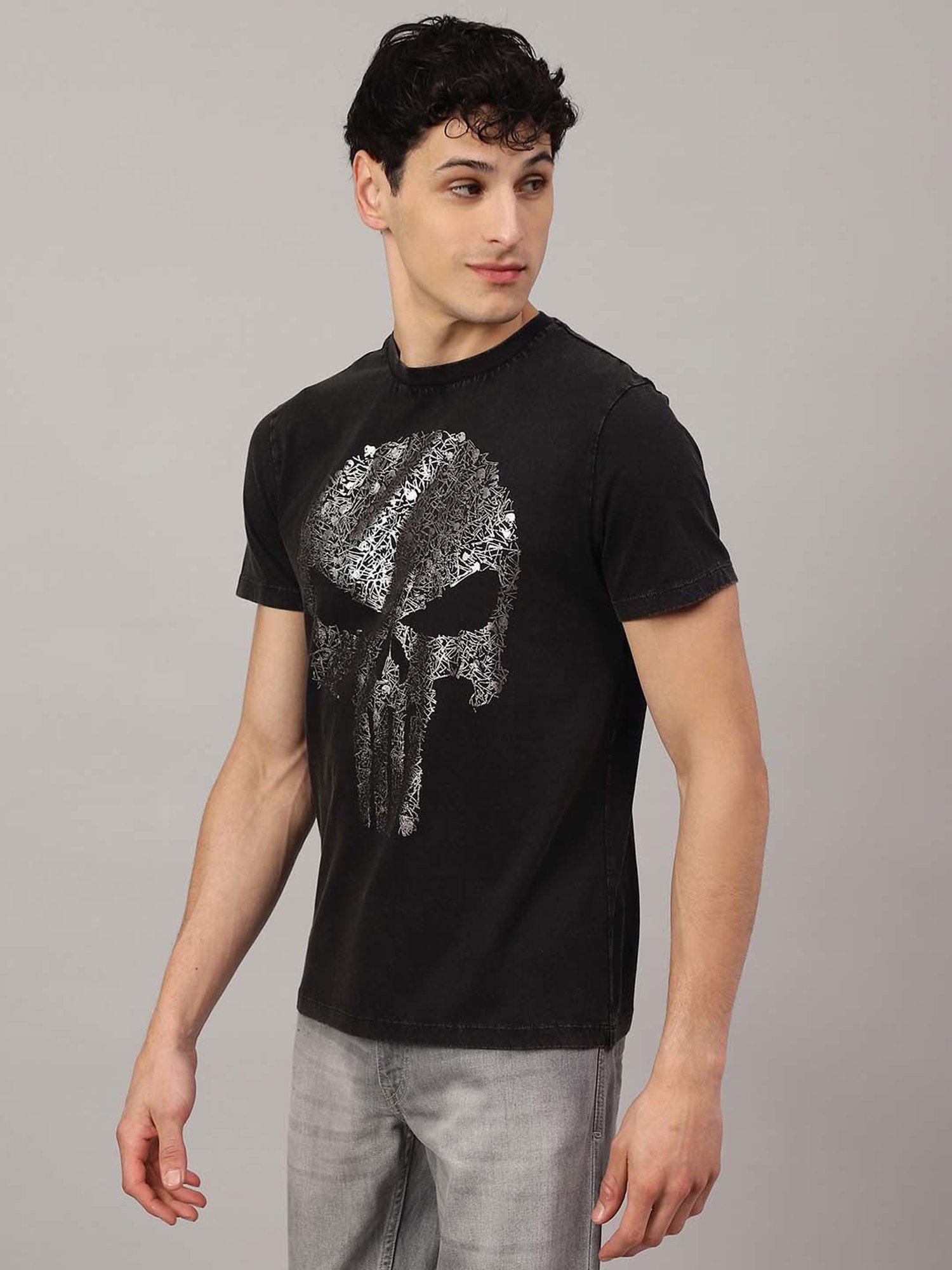 Free Authority Multicolor Regular Fit Avengers Printed Crew T-Shirt - Pack of 2