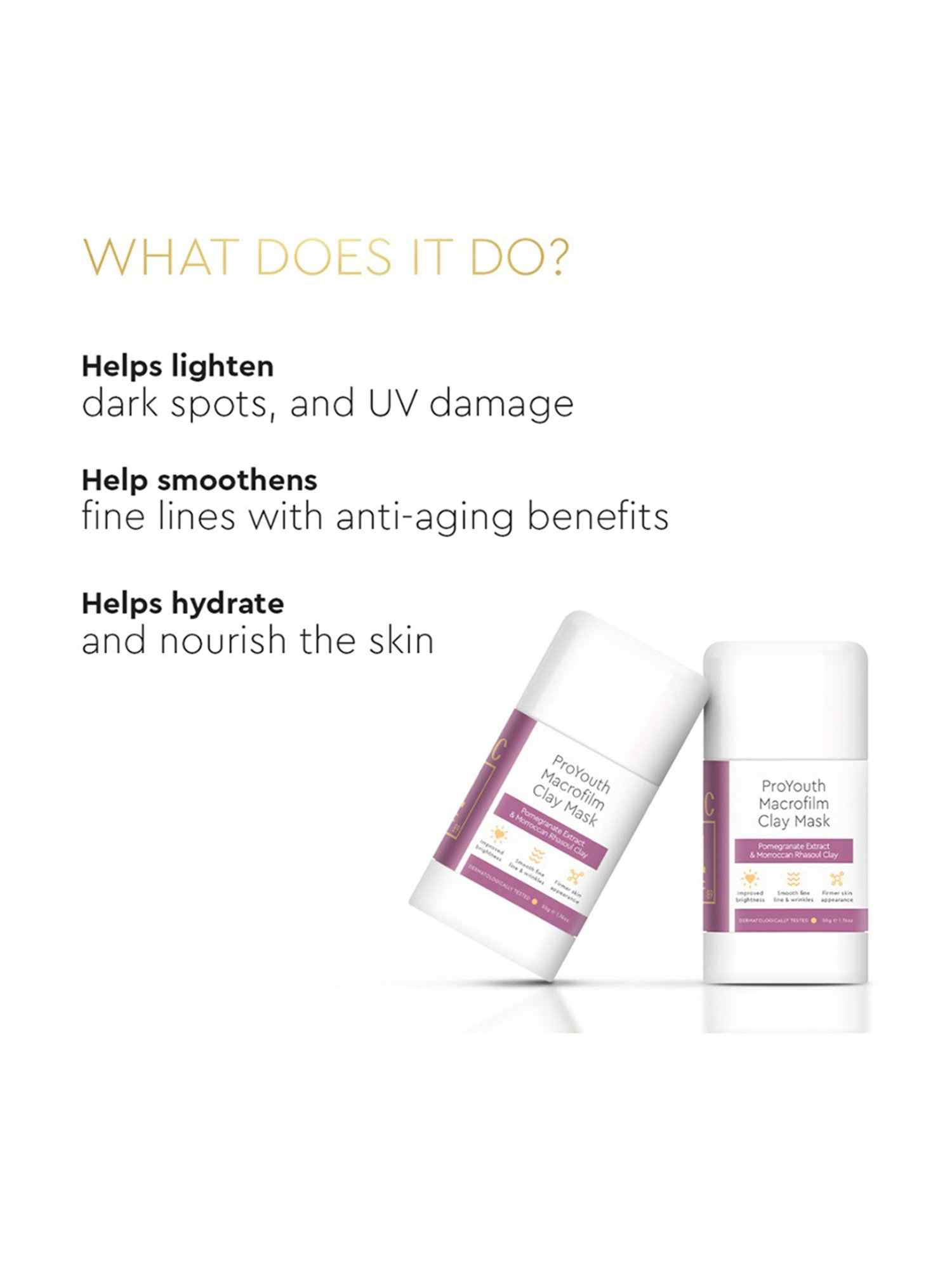 VLCC Clinic ProYouth Macrofilm Clay Mask - 50 gm