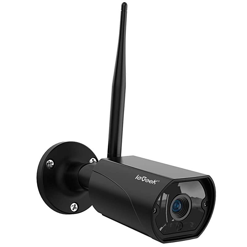 Security Camera Wireless WiFi Home IP Surveillance Camera with IP66 Waterproof 1080P 30m IR Night Vision TwoWay Audio Remote ViewiOS Android PC