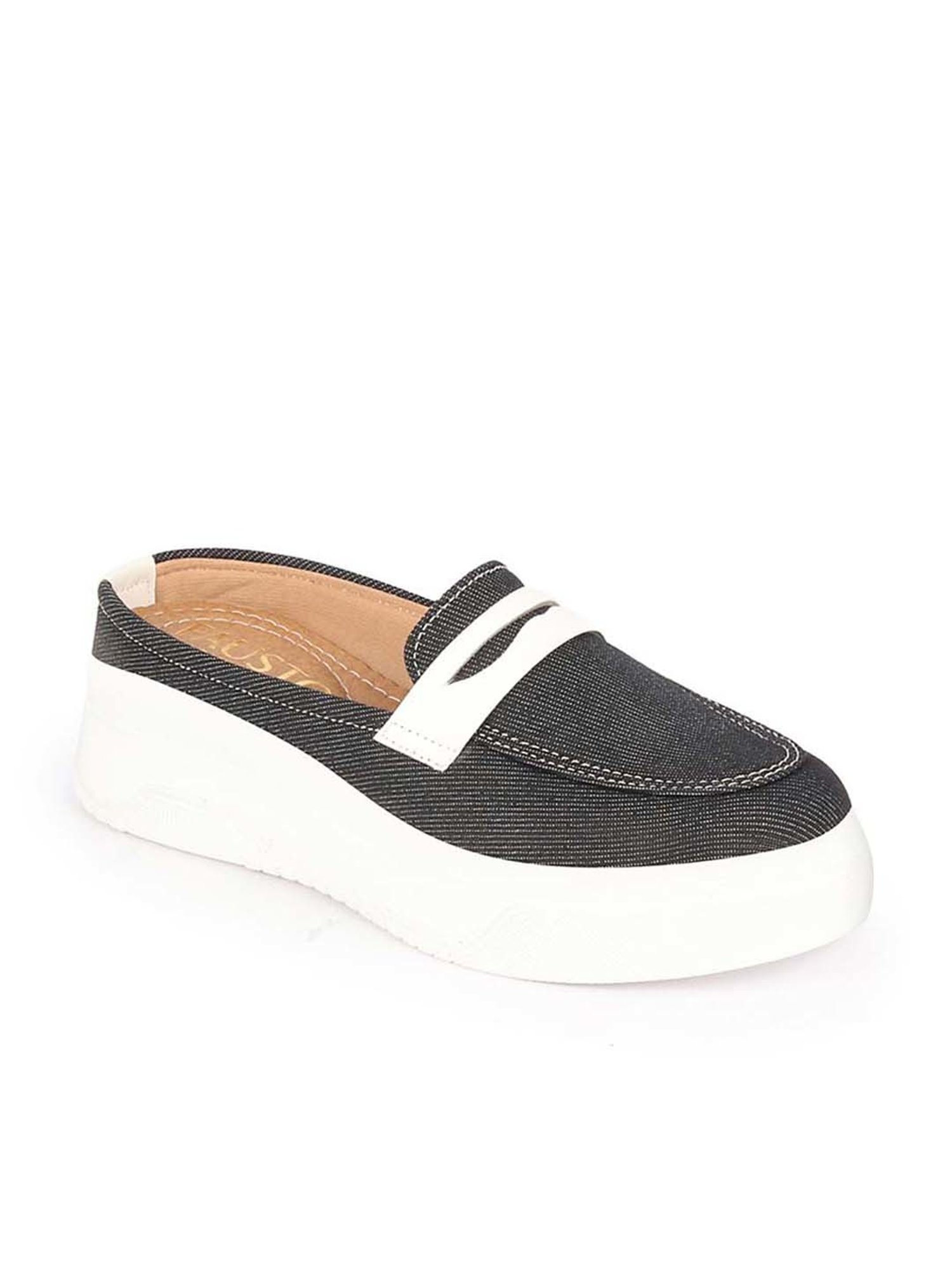 Fausto Women's Grey Mule Shoes