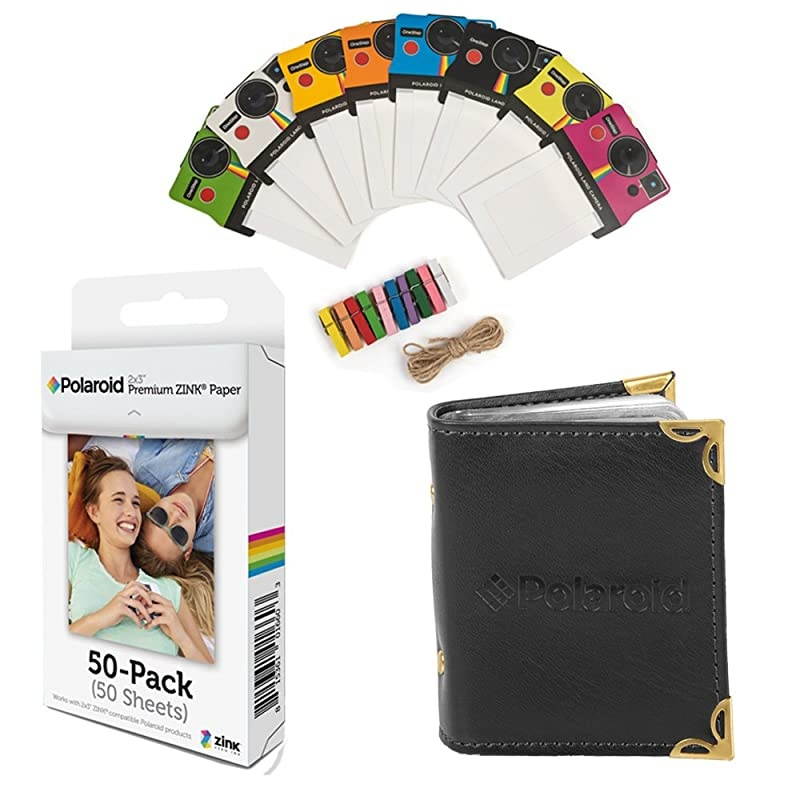 2x3 inch Premium Zink Photo Paper 50 SheetsCompatible with  Mint Snap Touch Zip Z2300