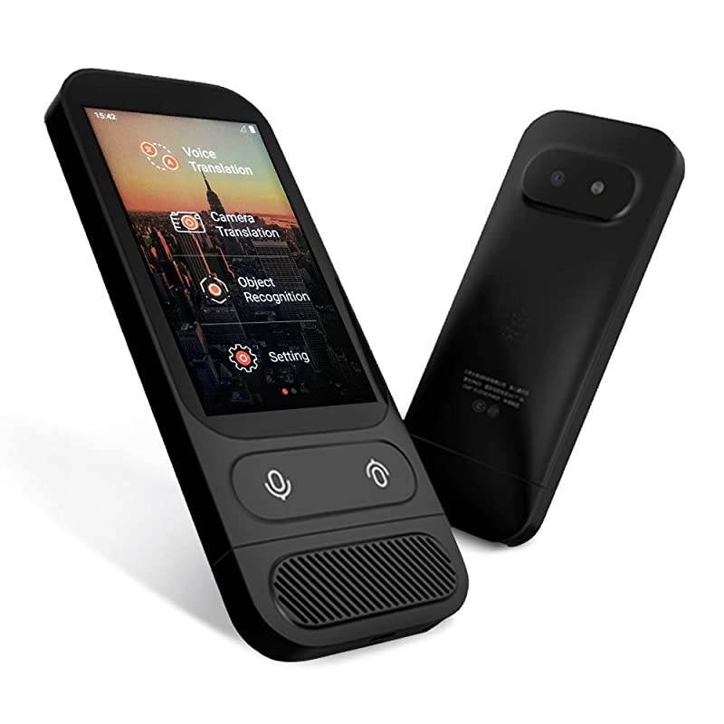JoneR Voice Language Translator Device with Camera, 3.1-inch Touch Screen, Photo Translation, 45 Languages + 57 Accents Instant Two-Way Portable Translator, GO