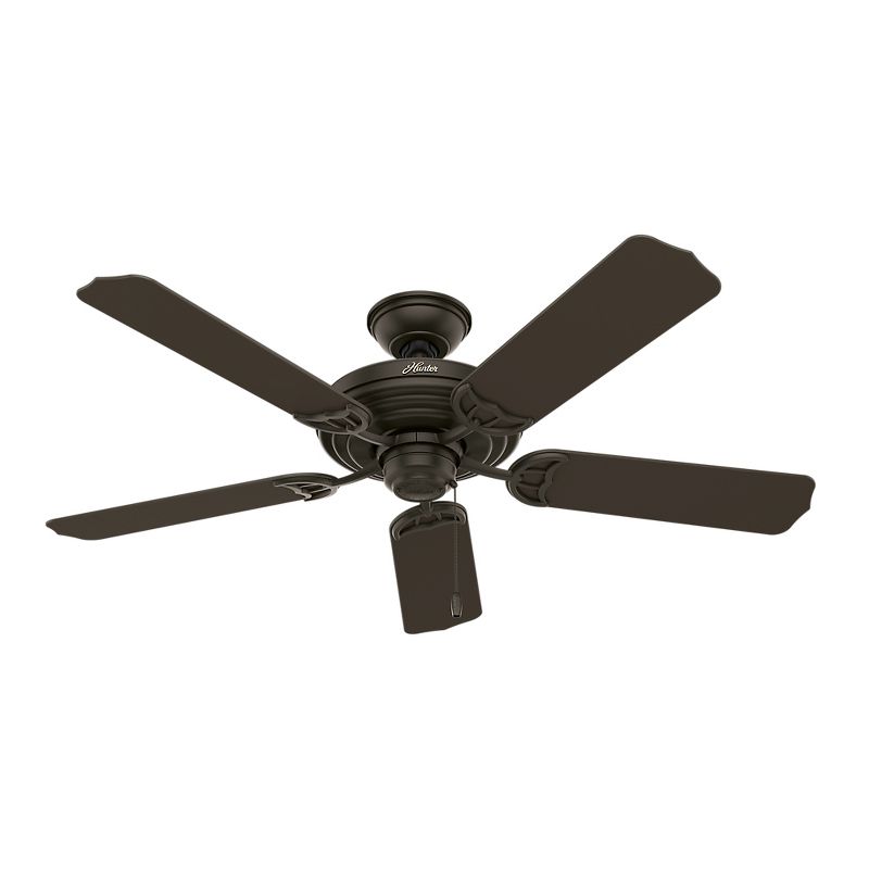 52" Sea Air Wet Rated Ceiling Fan Bronze - Hunter