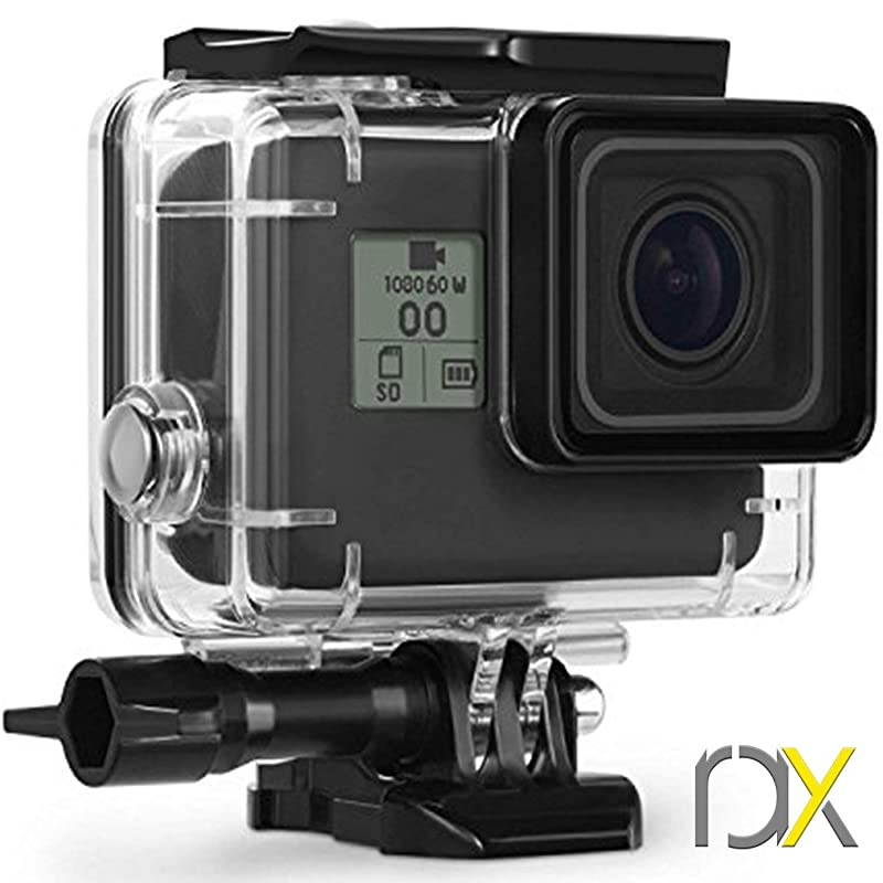 Protective Housing Border Protective Shell Case Accessory Frame for Gopro Hero 5 Hero 6 and Hero 7 Black with Quick Pull Movable Socket Gopro Housing