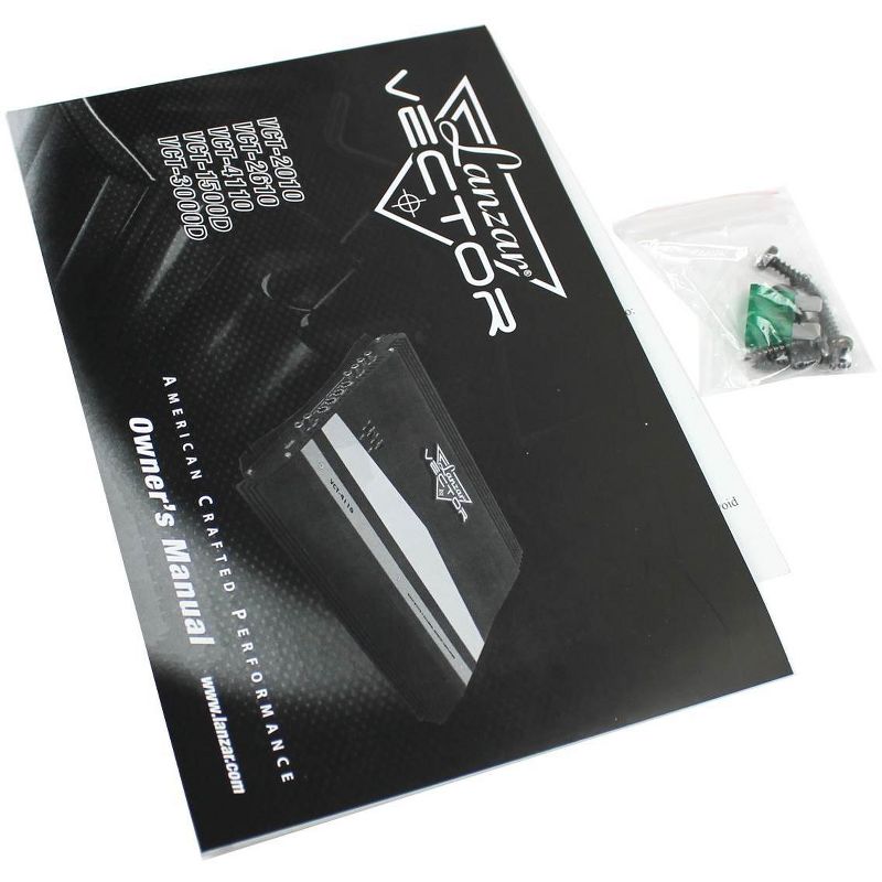 LANZAR VCT4110 2000W 4-Channel High Power MOSFET Car Audio Amplifier Amp