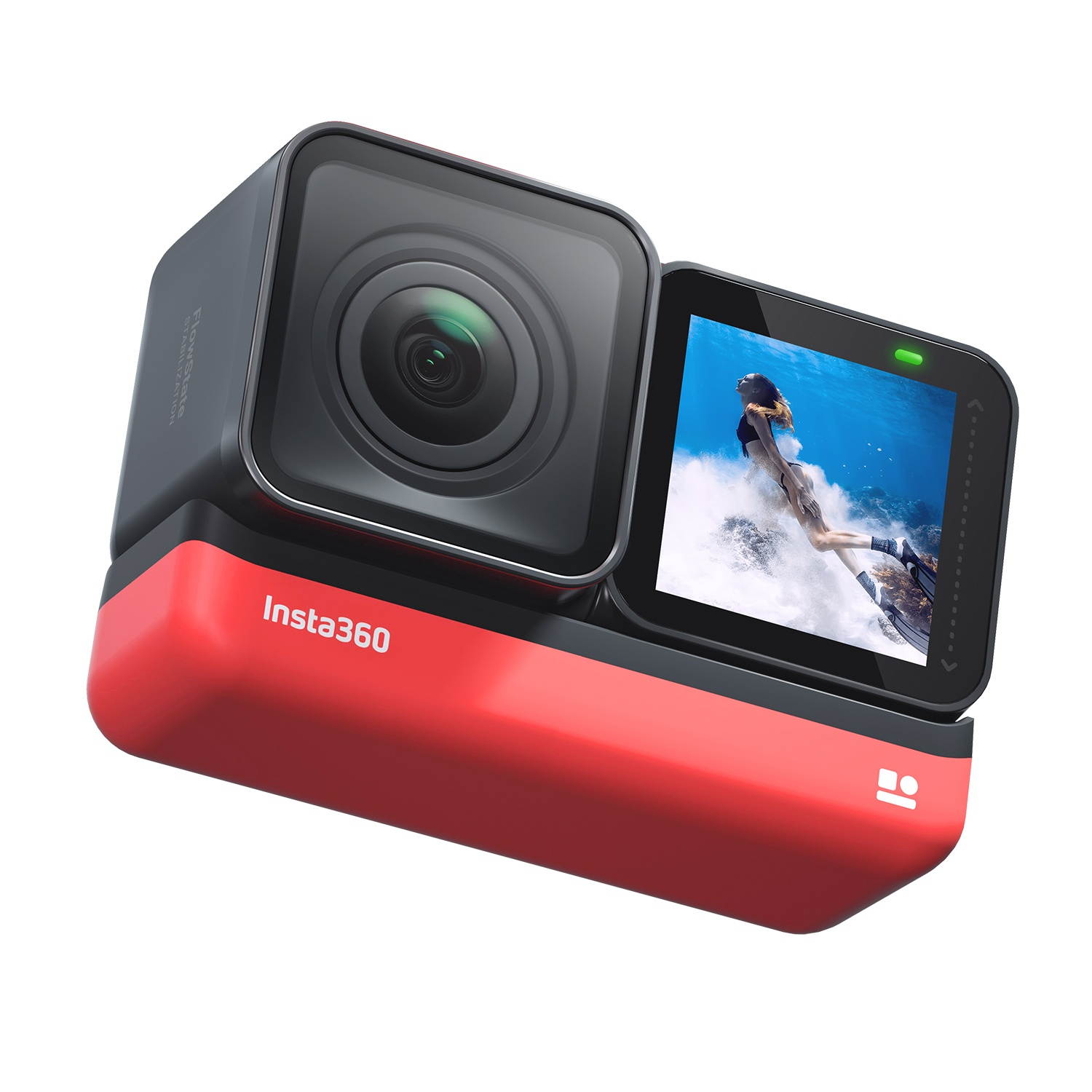 Insta360 ONE R 4K Edition Anti-shake Sports Action Camera 4K Wide Angle Lens Supports FlowState Stabilization 5M Body Waterproof Hyperlapse Voice Control Slow Motion Night Shot HDR Photo Video