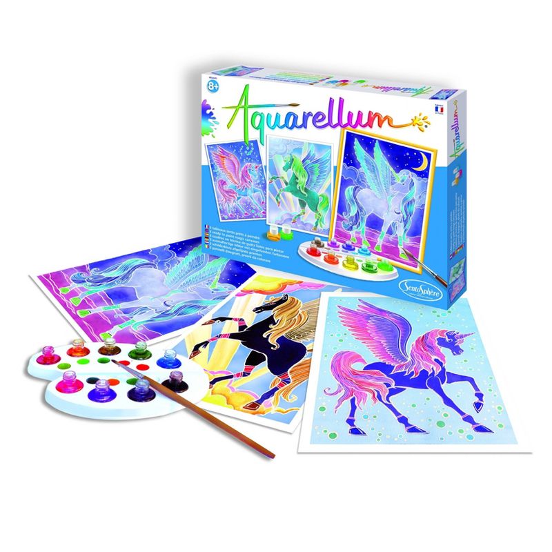 15pc Aquarellum Pegasus Painting Kit - Sentosphere USA