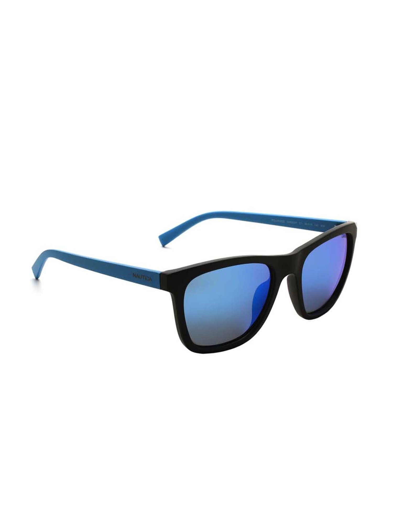 Nautica NA3629P Blue Polarized Wayfarer