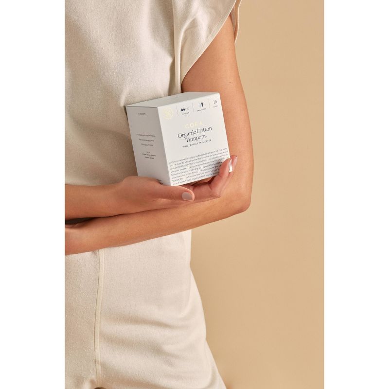 Cora Organic Tampons Mix Pack - Light/Regular - 32ct