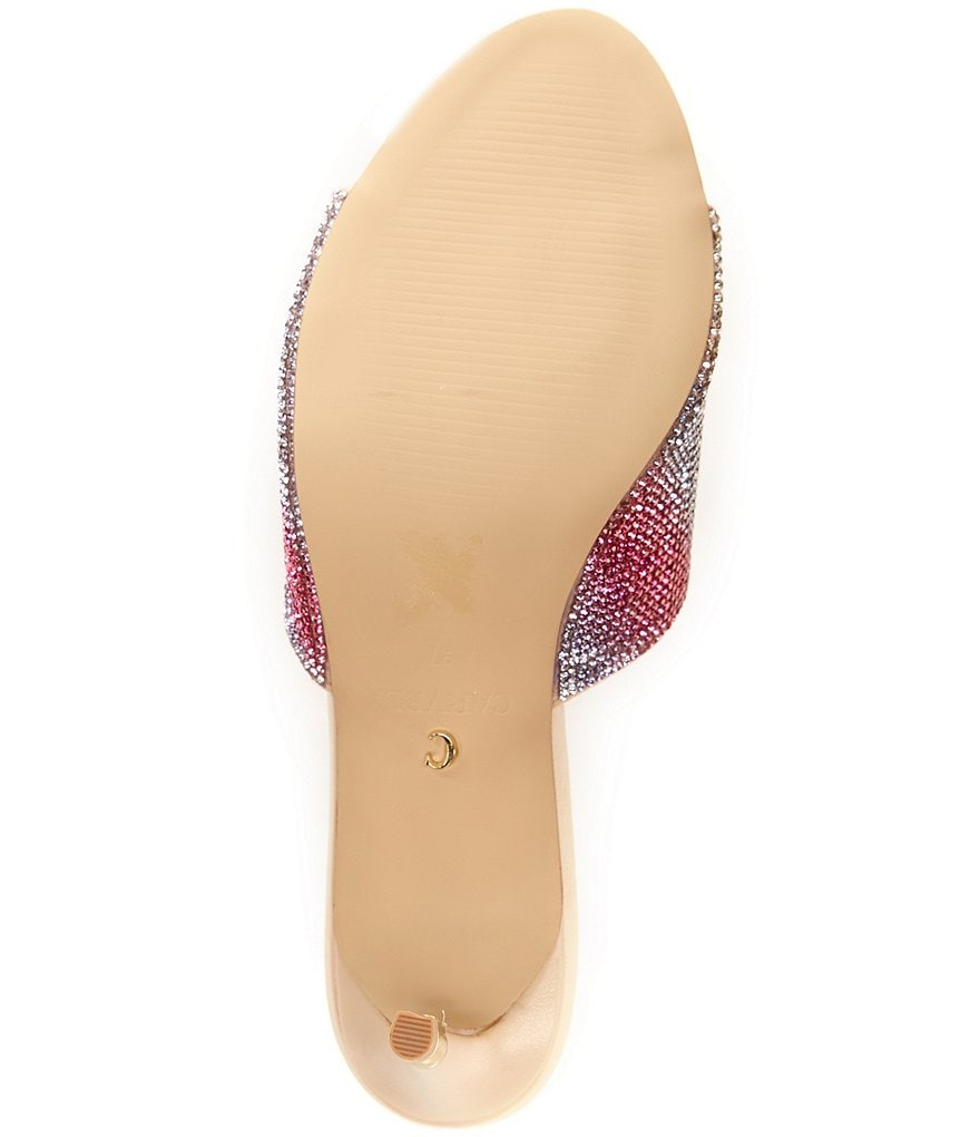 Carvela Great Ombre Glitz Detail Dress Mules