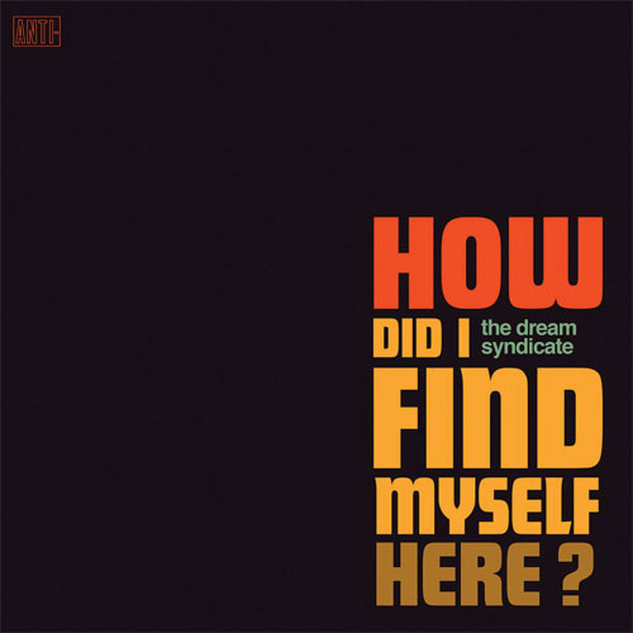 The Dream Syndicate How Did I Find Myself Here? LP (Vinyl)