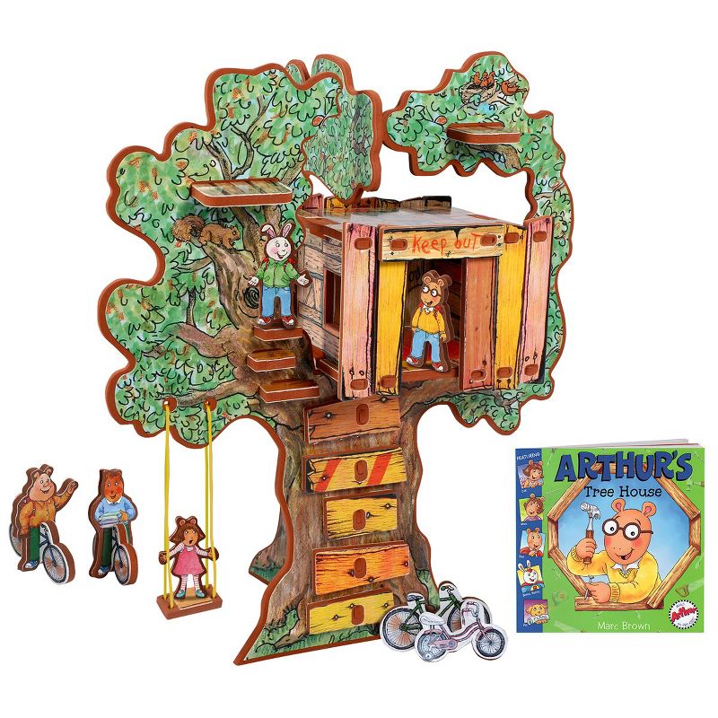 Storytime Toys Arthur Toy House 3D Puzzle - Book and Toy Set - 3 in 1 - Book, Build, and Play