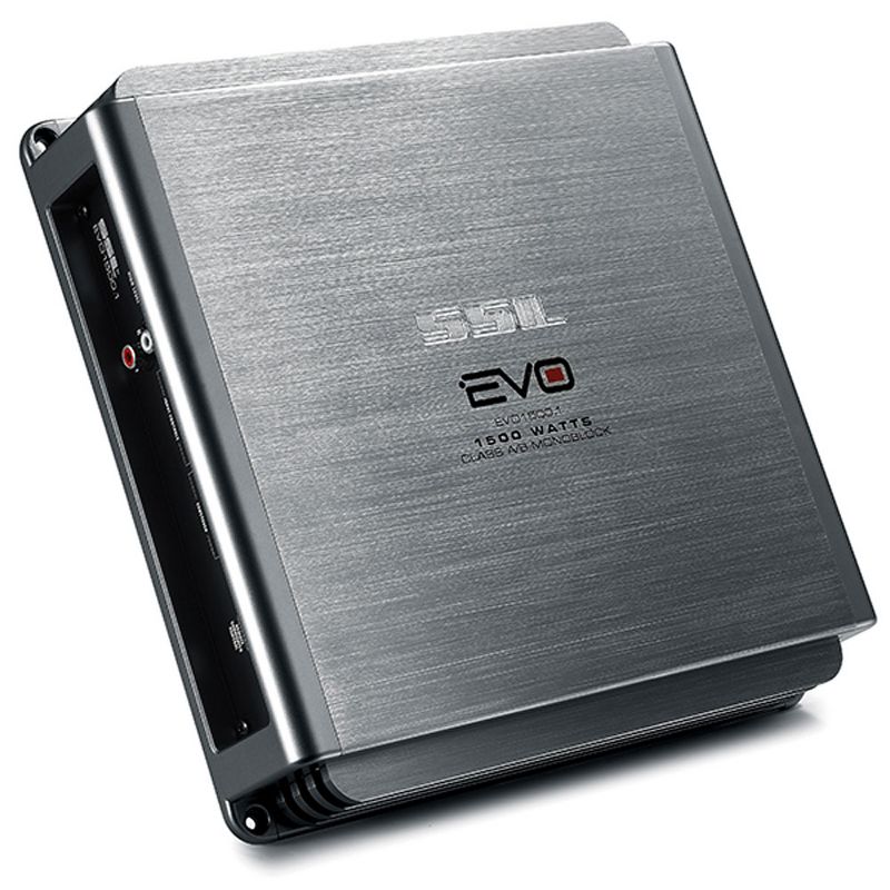 Soundstorm SSL EVO1500.1 1500 Watt Mono AB Car Amp Power with Bass Knob (2 Pack)