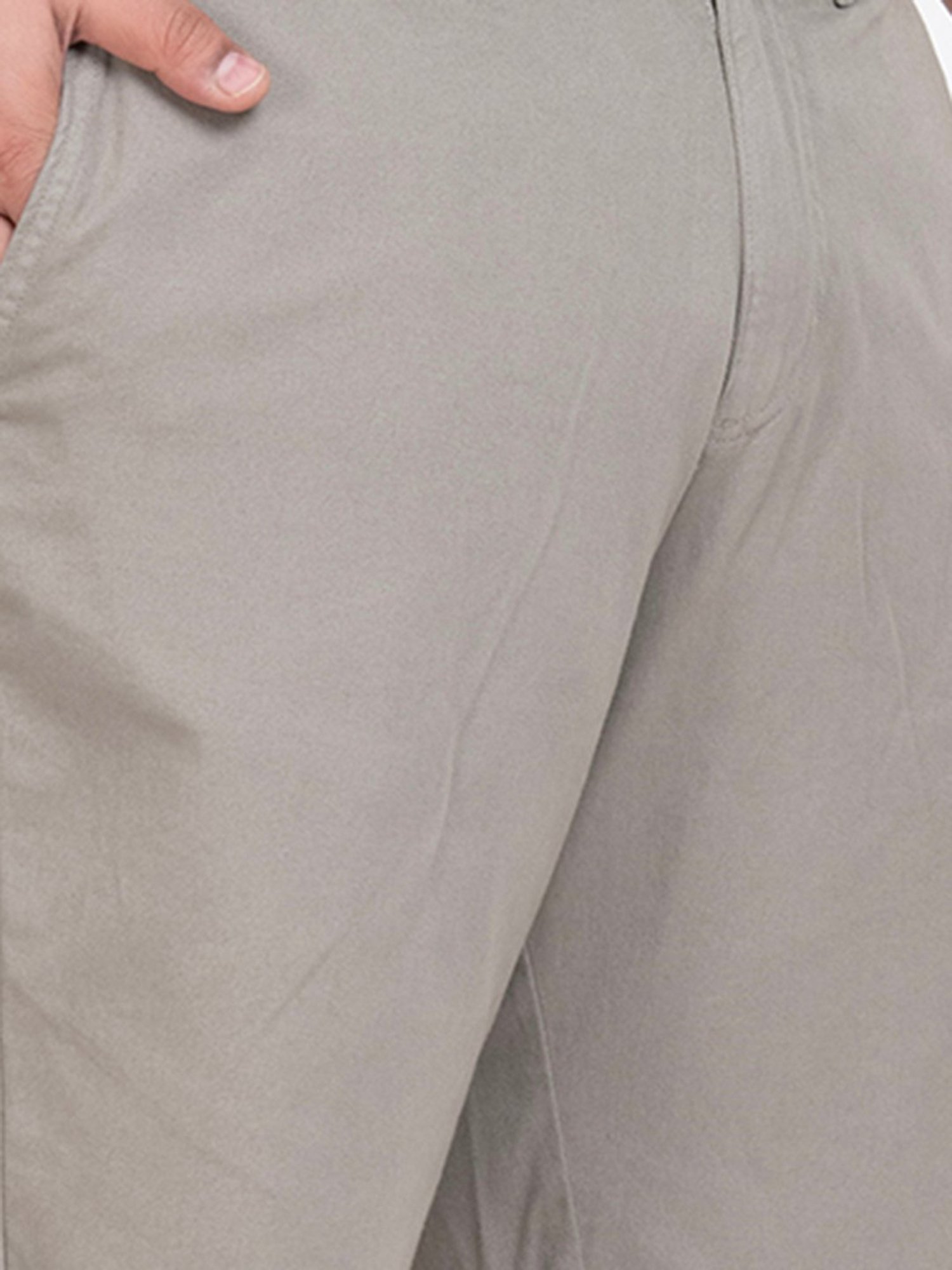 IVOC Grey Regular Fit Cotton Plus Size Shorts