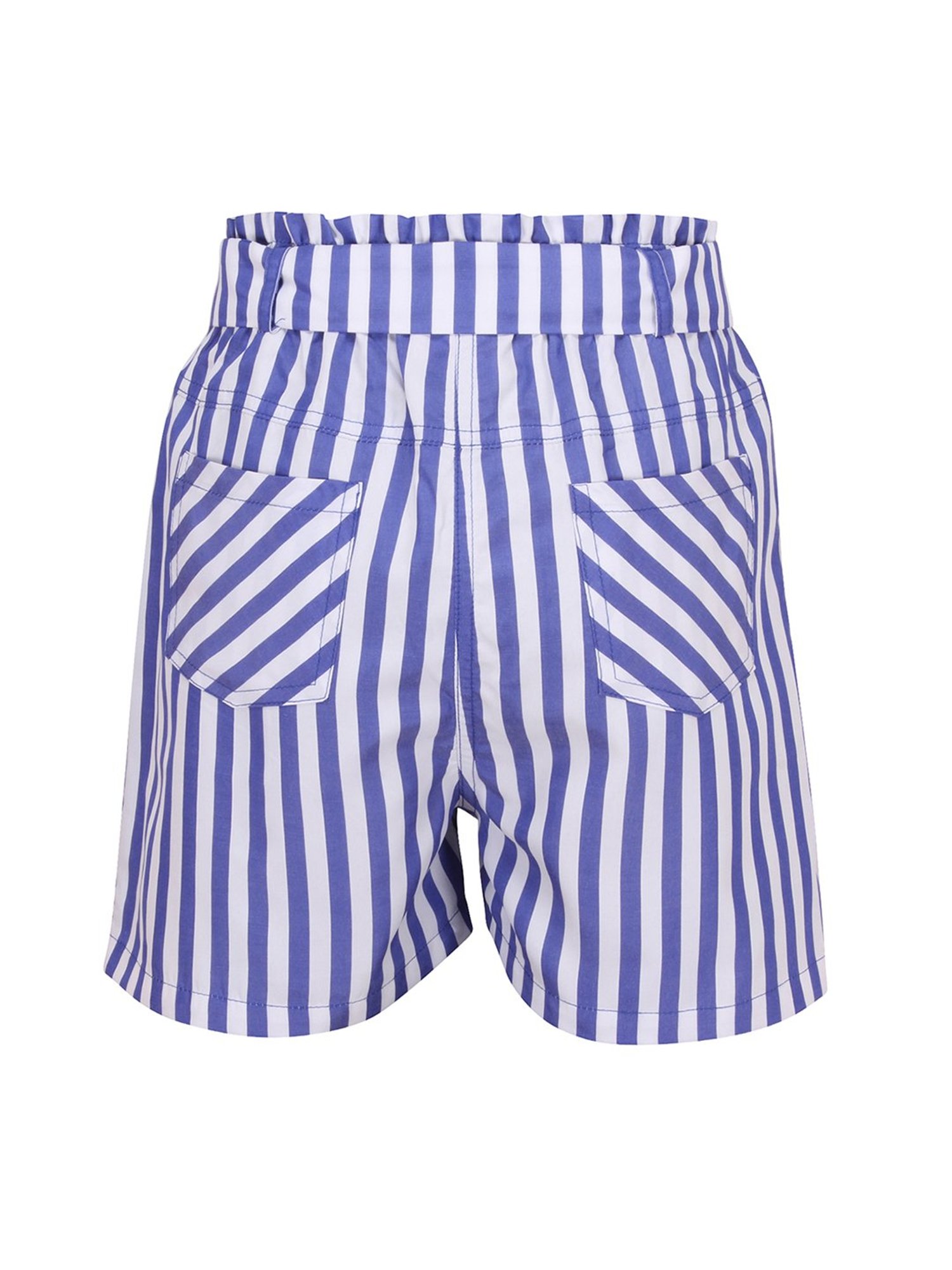 United Colors of Benetton Kids White Solid Shorts